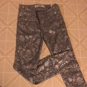 Gray shiny Abercrombie pants